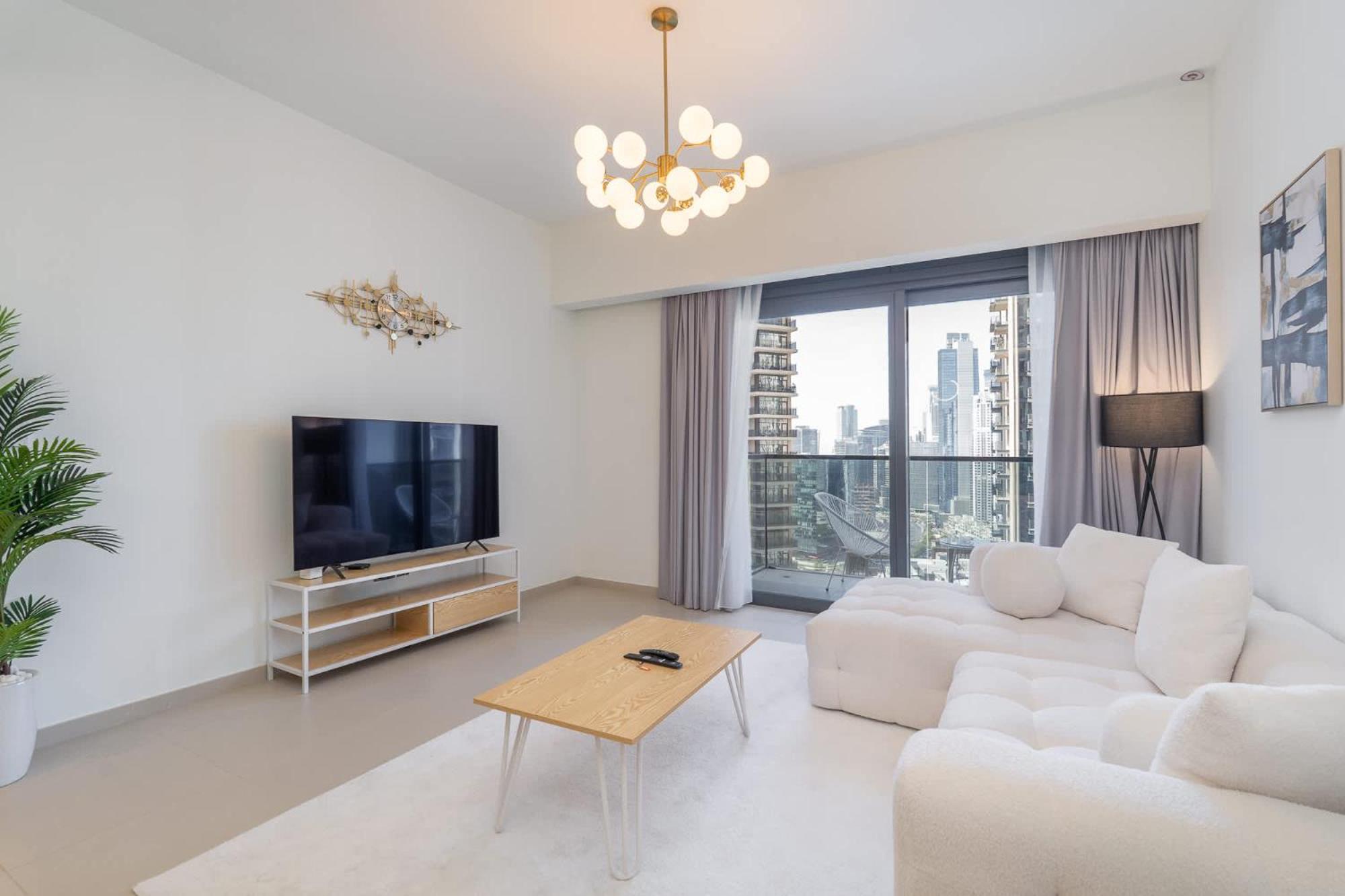Full Luxury In 2 Bedroom With Skycraper Views Appartement *