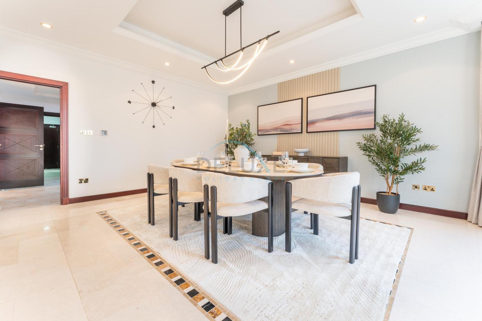 Beachfront 6br And Assistant's With Private Pool, Palm Villa, Palm Jumeirah By Deluxe Homes Dubaï