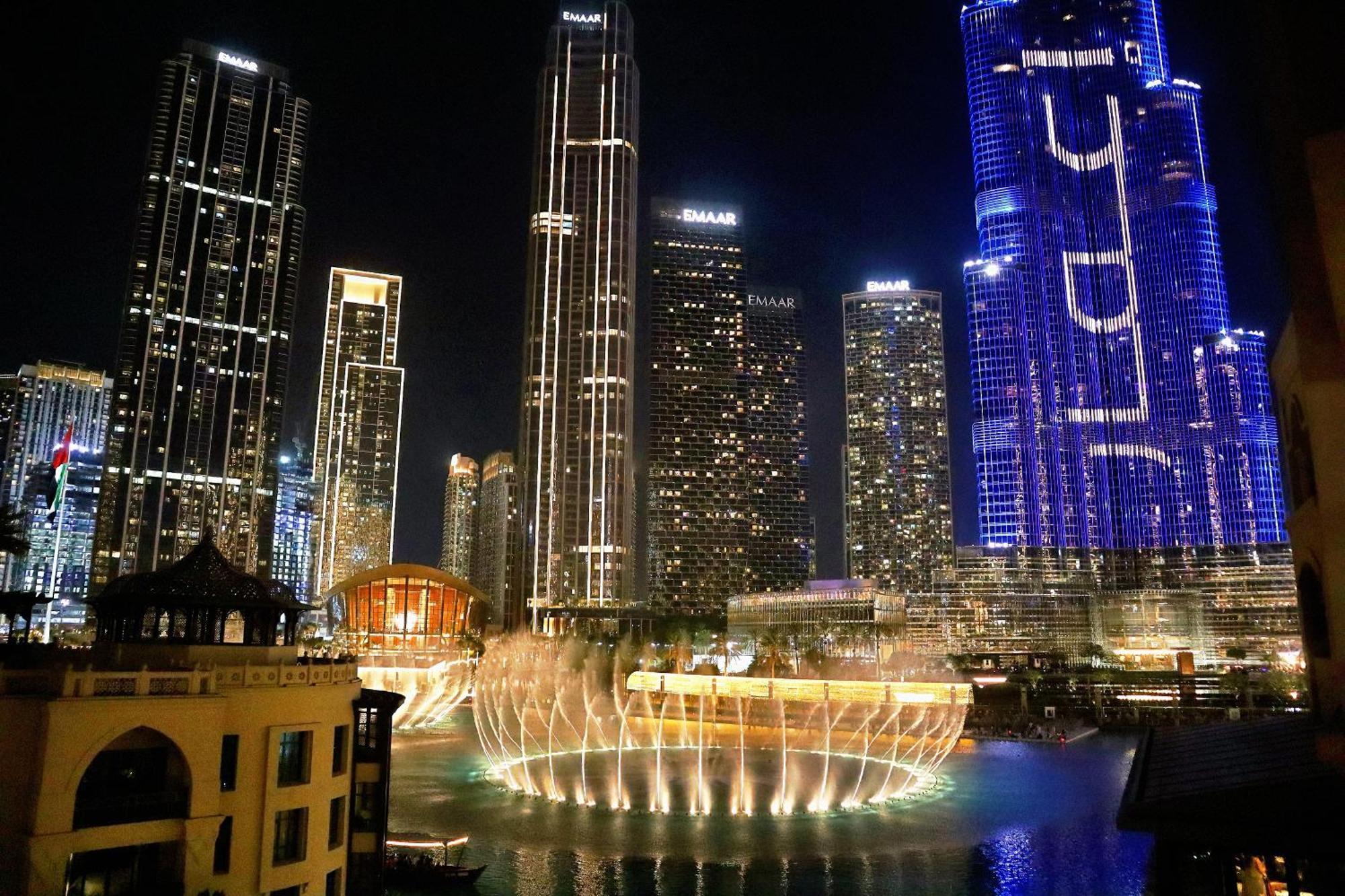 Full View Burj Khalifa And Fountains -souk Al Bahar- Dream View Dubaï