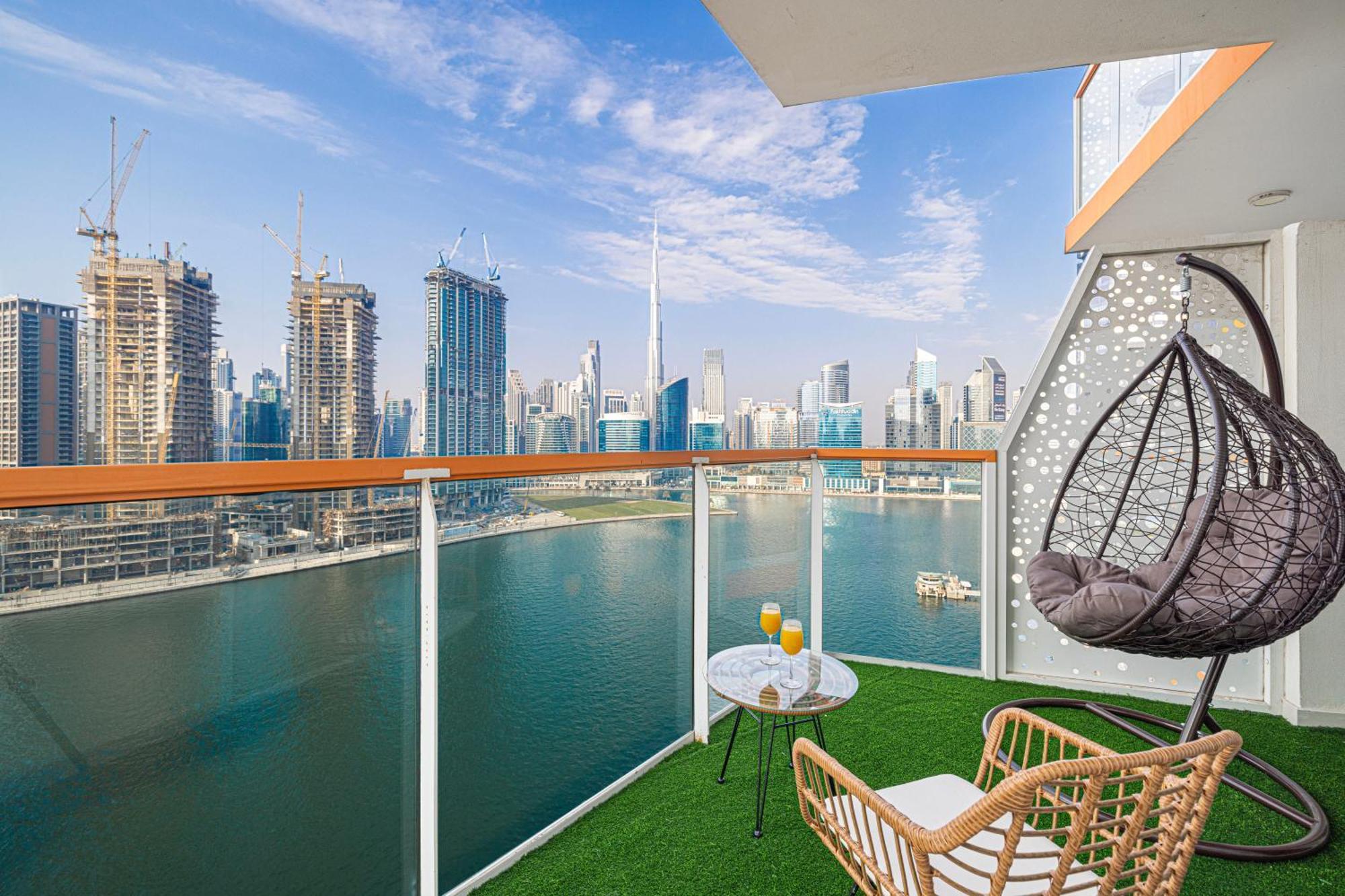 Panoramic! Burj Khalifa And Canal View! Appartement