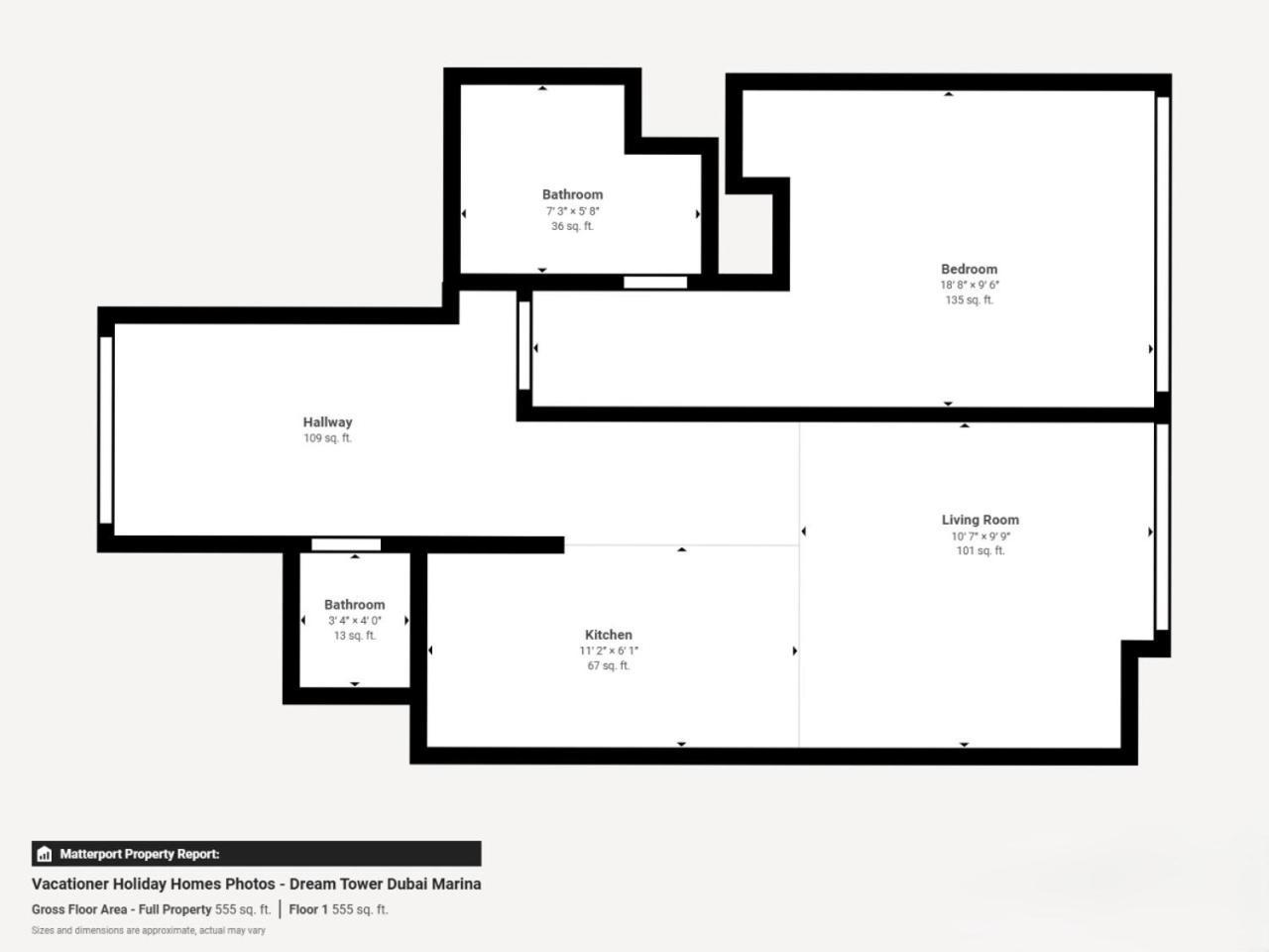 Dream Tower - Elegant One Bed In The Marina Dubai