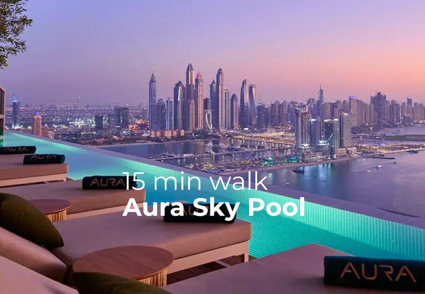 Your Private With Sea View & Crib - Palm 2br Appartement