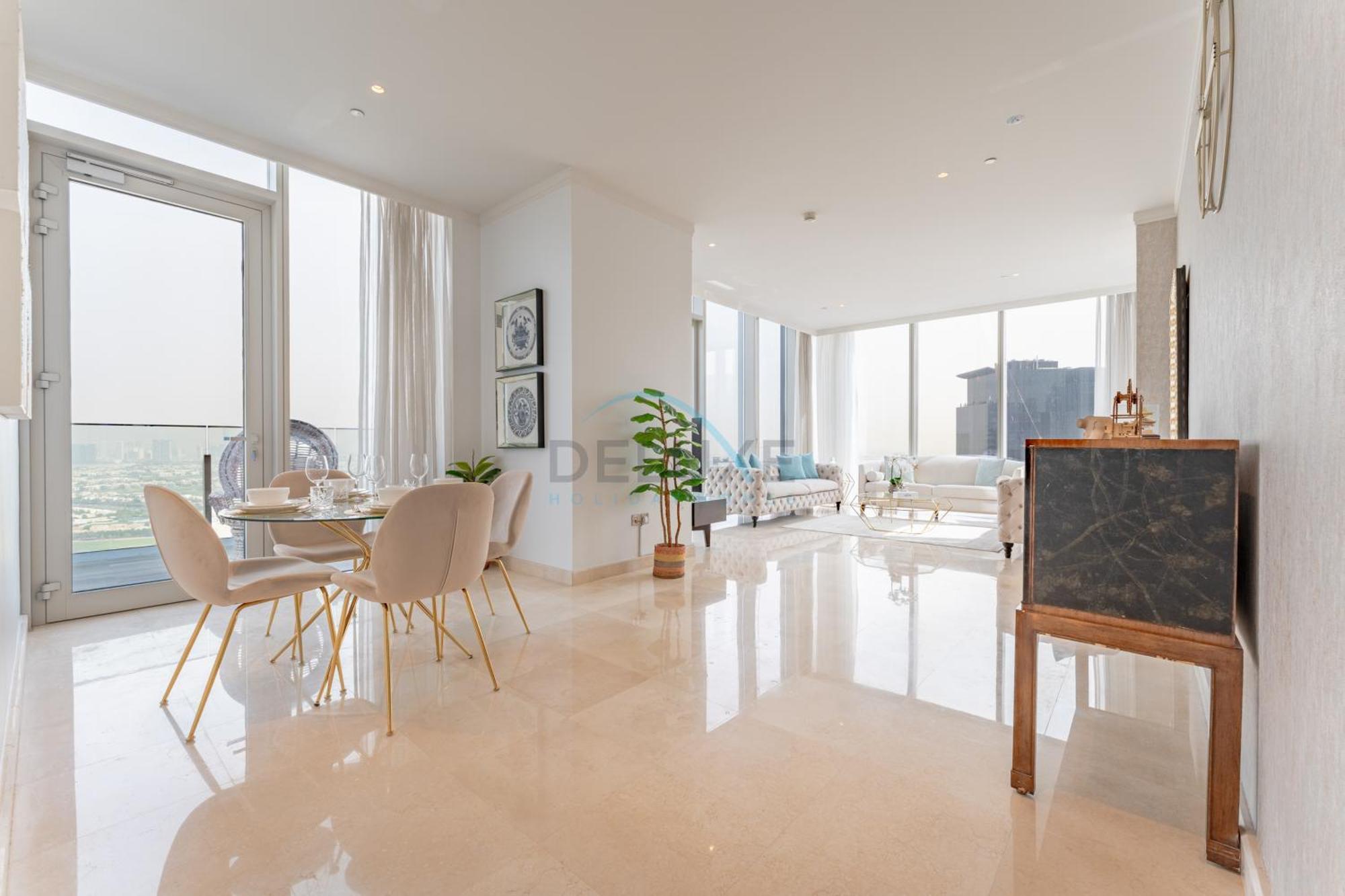 1br With Skyline Views Overlooking Emirates Golf Club, The Residences, Jlt By Deluxe Homes Appartamento *