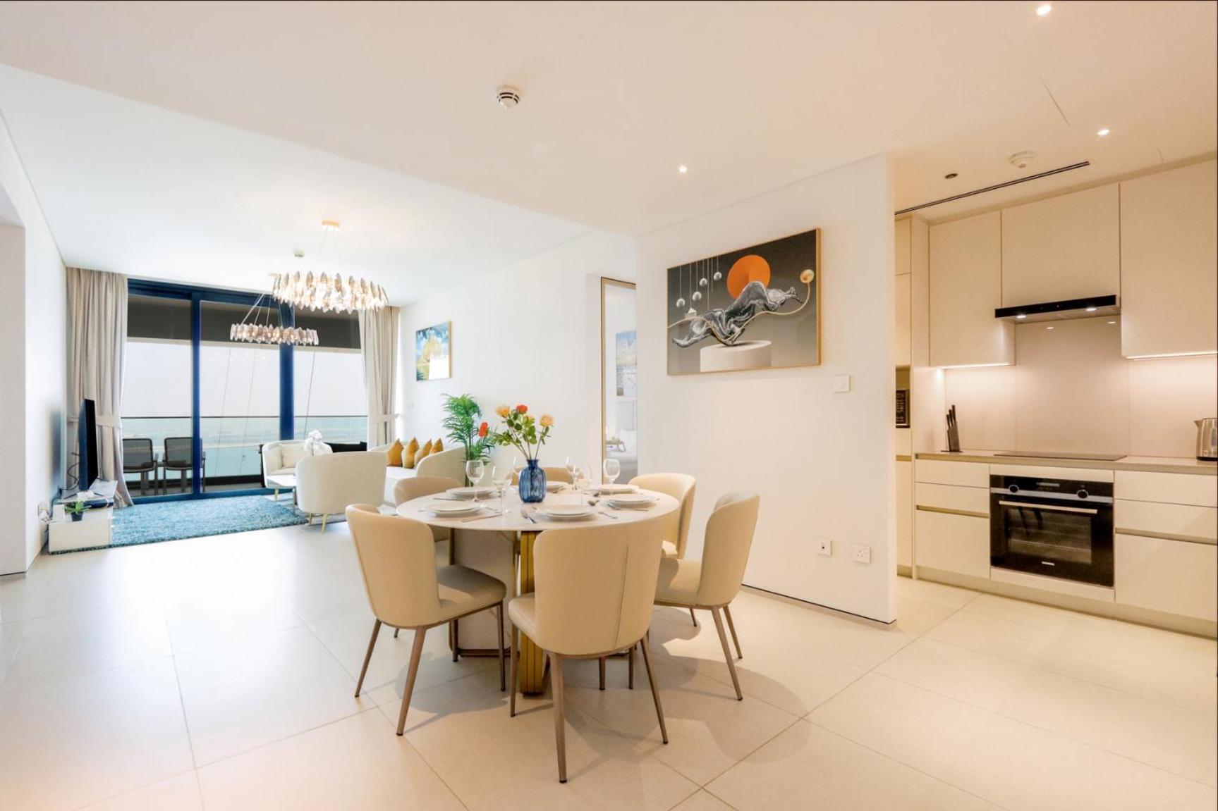 Apartment Livbnb - Lush 2Br Suite With Sea And Ain View In Address Jbr *