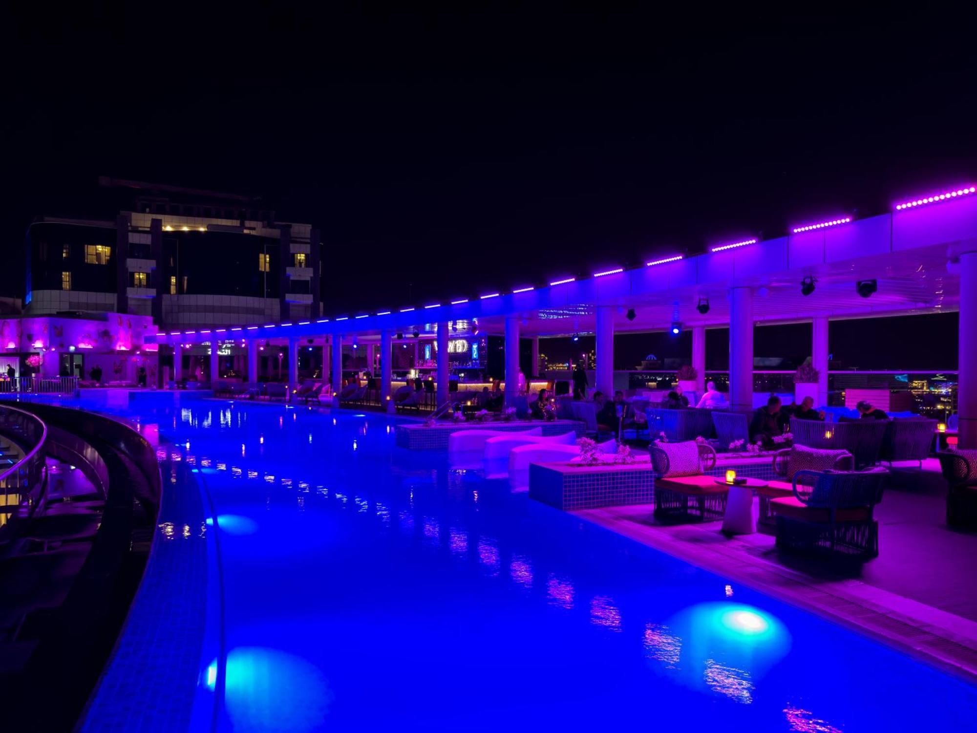 Beachfront On The Palm Jumeirah With Amazing View Rooftop Infinity Pool Lägenhet *