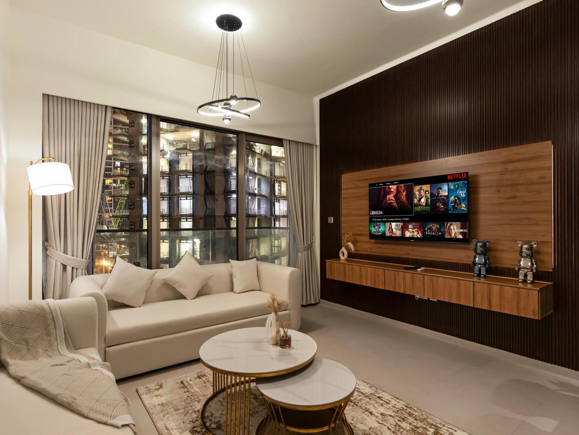 Elegant 1br I 1min Walk To Burj Khalifa & Fountain Apartamento Dubái