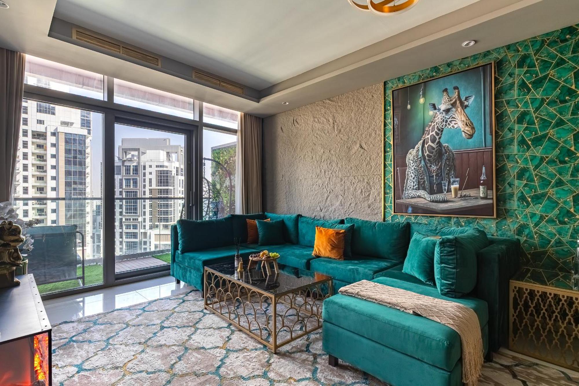 Full Burj Khalifa View Lux 2bedroom With Rooftop Pool Location In Paramount Midtown Apartamento Dubái