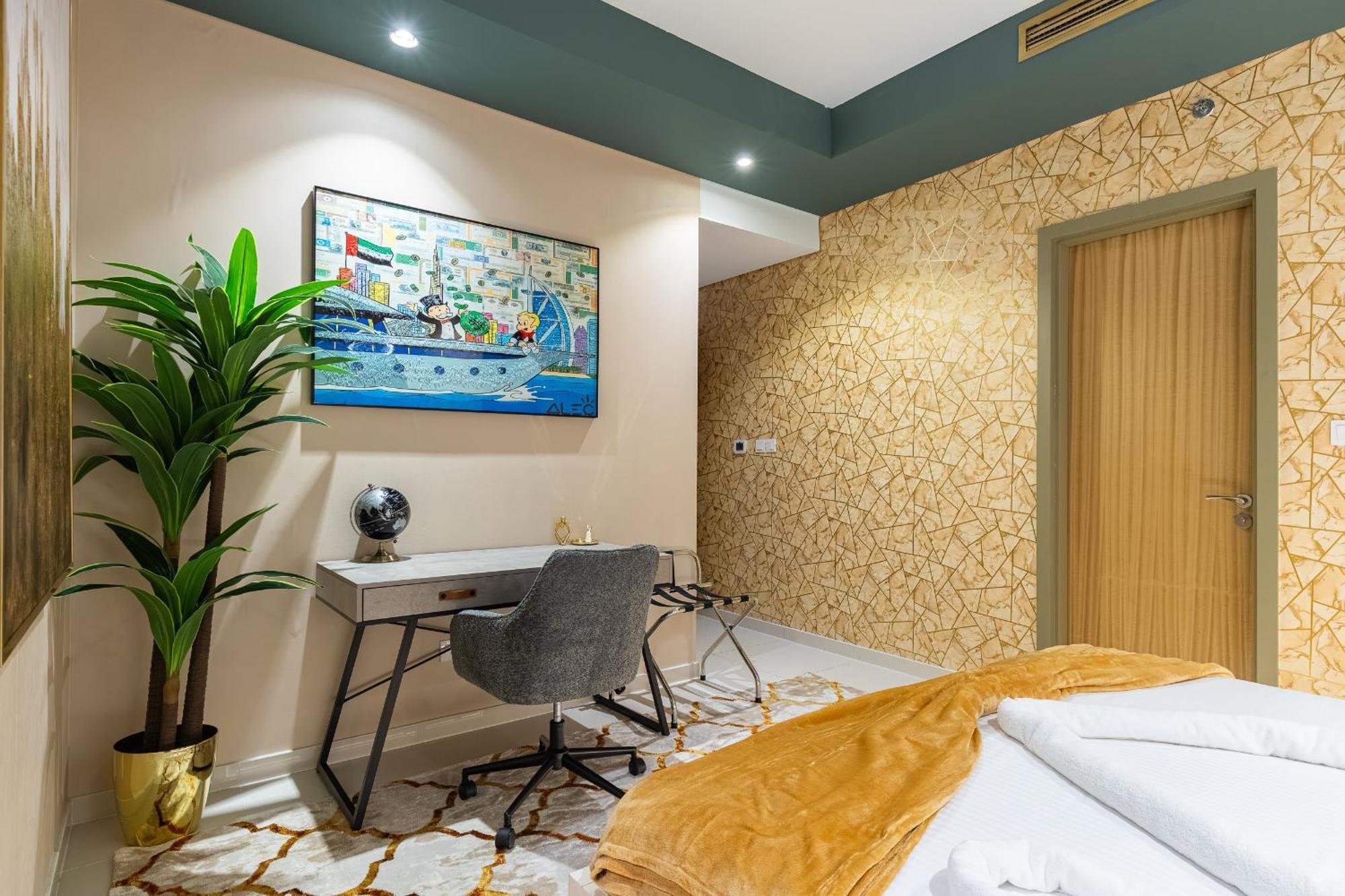 Apartamento Full Burj Khalifa View Lux 2bedroom With Rooftop Pool Location In Paramount Midtown *