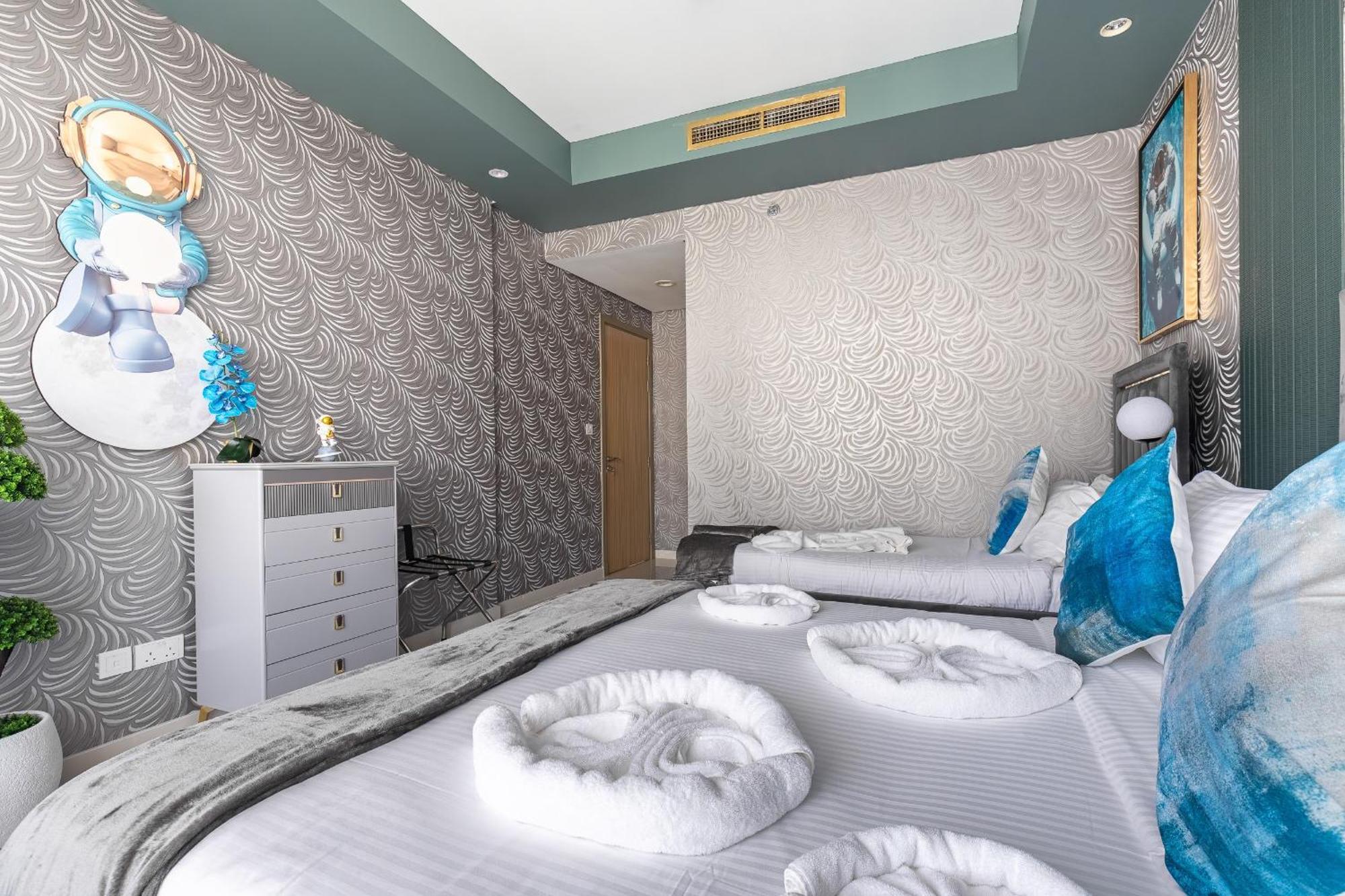 Apartamento Full Burj Khalifa View Lux 2bedroom With Rooftop Pool Location In Paramount Midtown Dubái