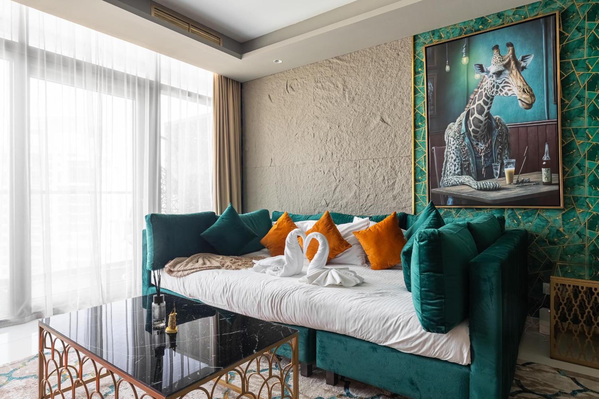 Full Burj Khalifa View Lux 2bedroom With Rooftop Pool Location In Paramount Midtown Apartamento *