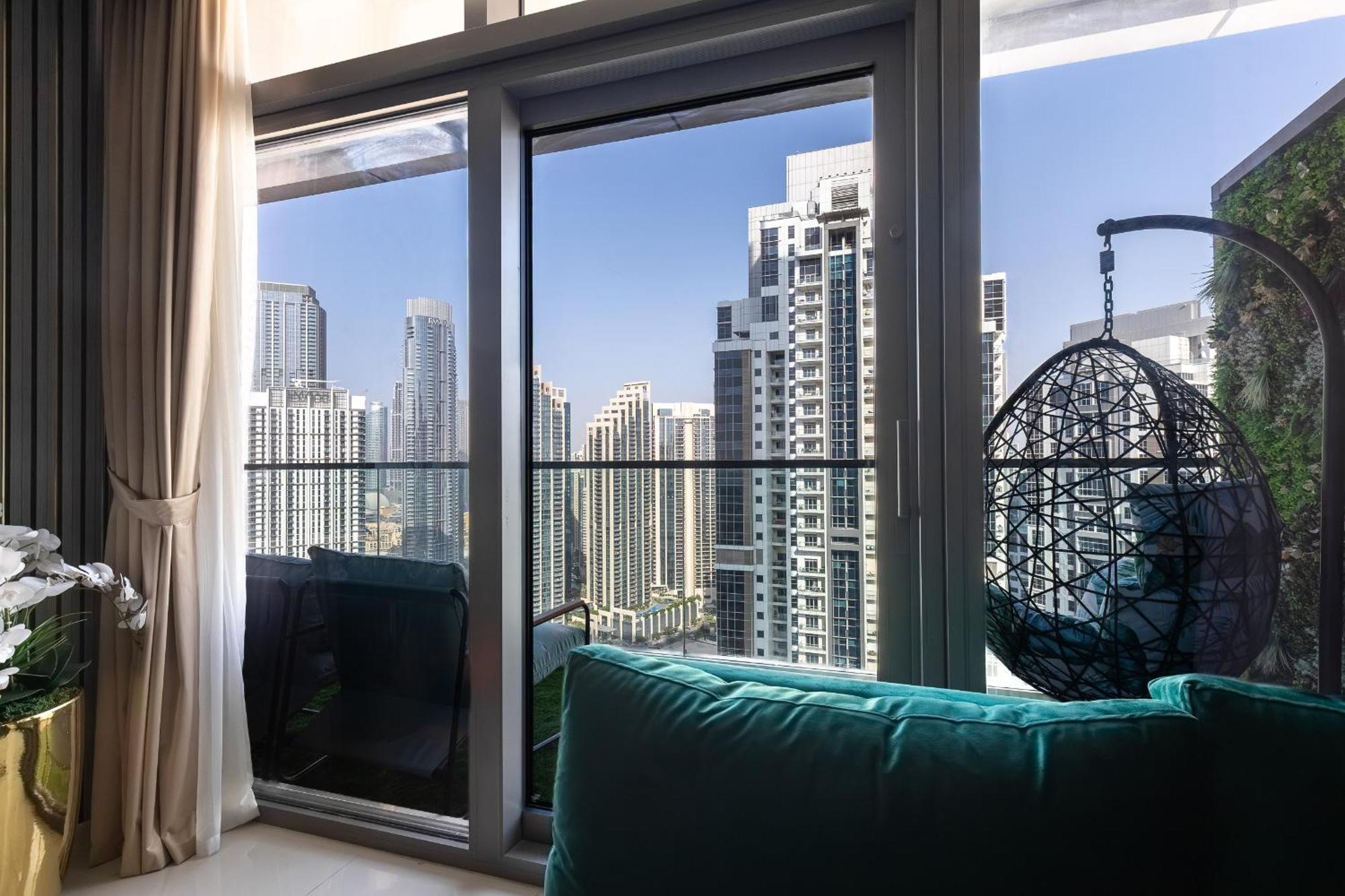 Apartamento Full Burj Khalifa View Lux 2bedroom With Rooftop Pool Location In Paramount Midtown *