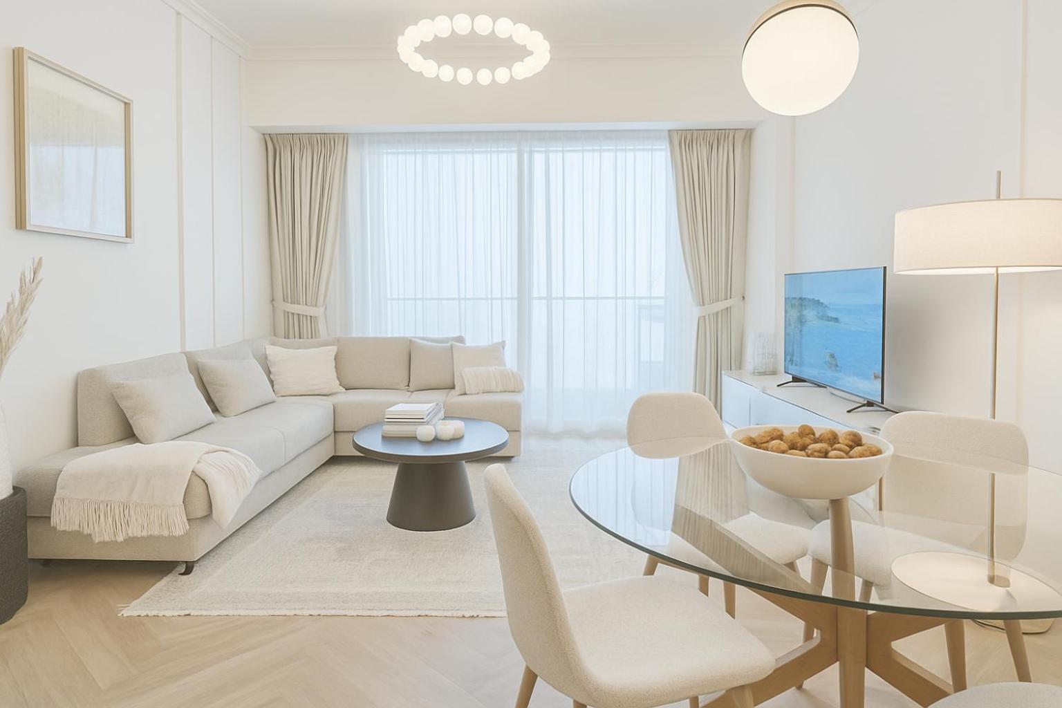 New Renovated Stylish 1 Bedroom View 73 Floor