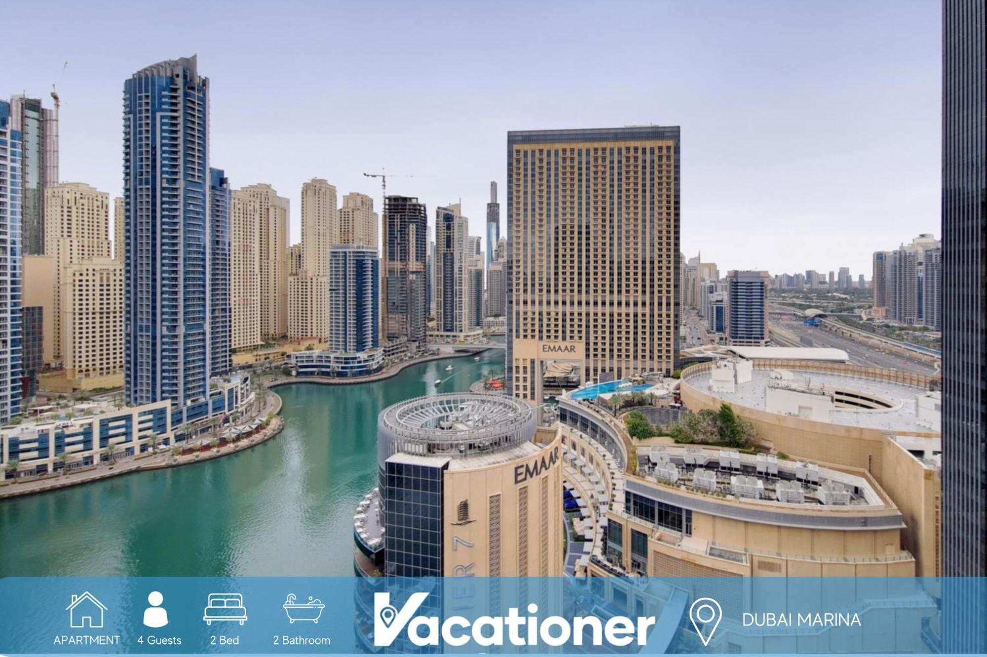 Silverene Tower B, Marina - Vibrant Two Bedroom Apartment Dubai