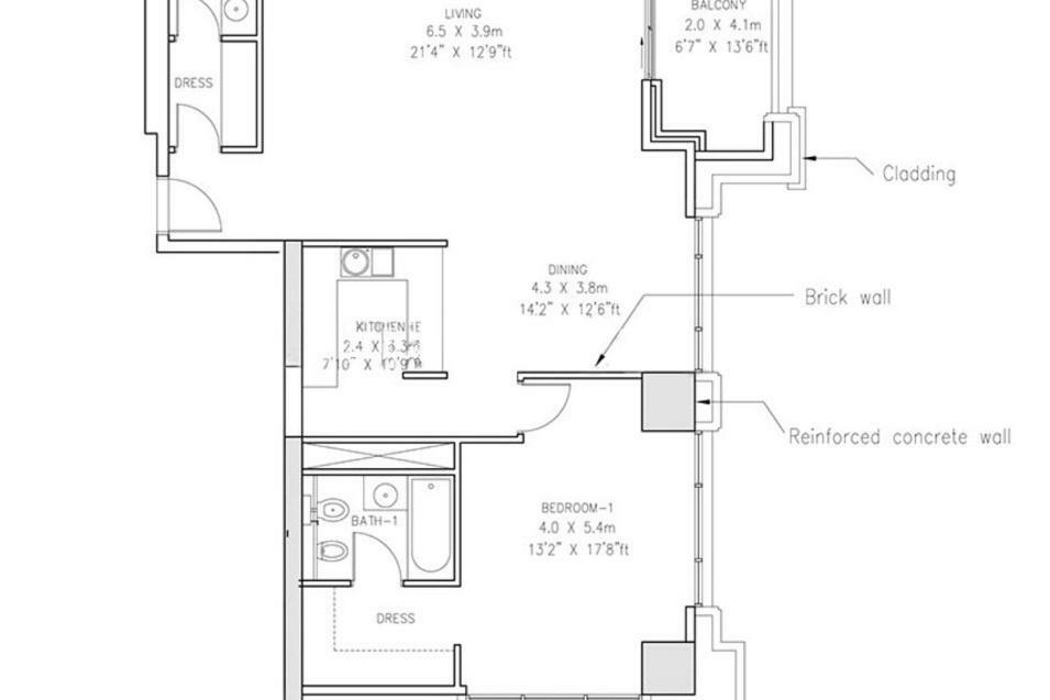 Apartemen Luxury Casa - Elite Marina 1 Bedroom - Jbr *