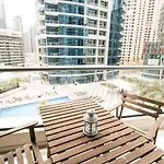 Higuests - Chic Apt Near Dubai Marina Walk With Pool And Gym
