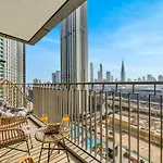 Al-Fannan At Downtown Views 2 - Best Burj Khalifa View - Brand New Luxury 2 Bedroom Apartment