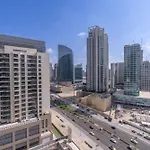 Modern 1-Bedroom With Stunning View Of A City Skyline In Downtown