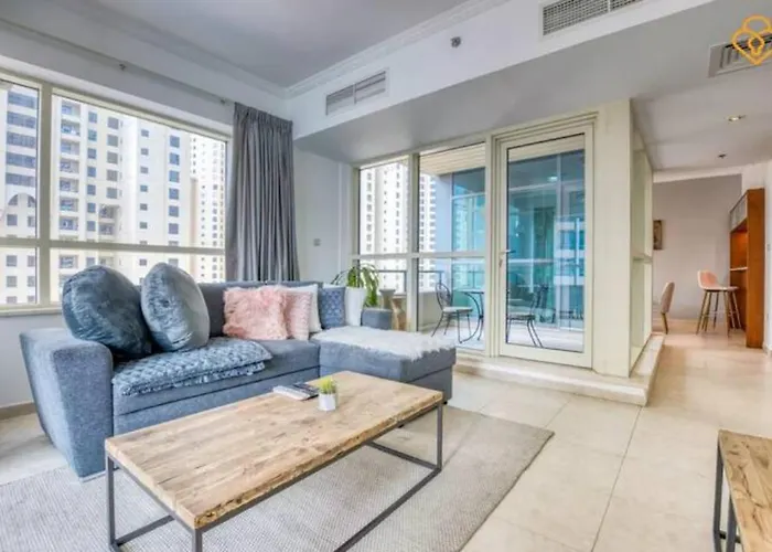 Keysplease Beautiful 2 B/R Apt, Sahab Tower Dubai Marina