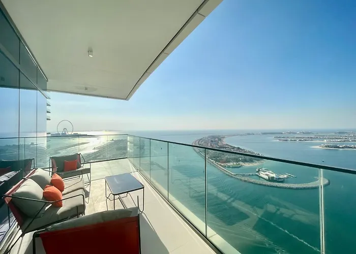 Dar Vacation - Magnificent Palm And Marina View Brown 3Bdr Apartment