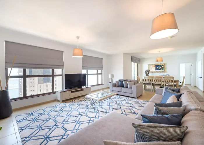 Stunning Marina&Sea View 4 Bedroom Apartment, Murjan 6 Jumeriah Beach