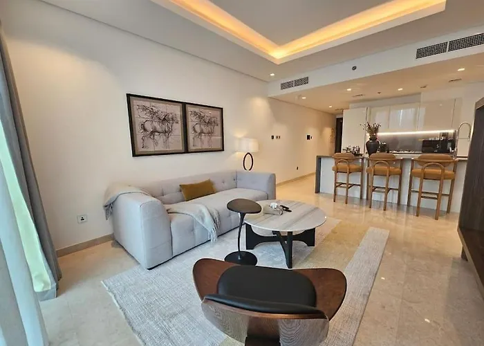 #025 Tranquil Furnished 1Br With Burj Khalifa View