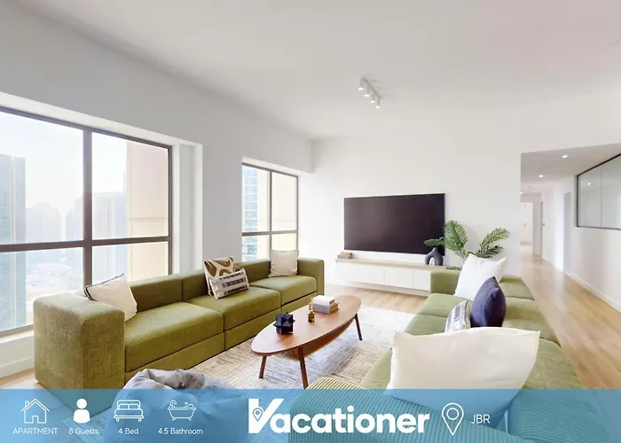 Sadaf - Chic Four Bed With Office And Marina View
