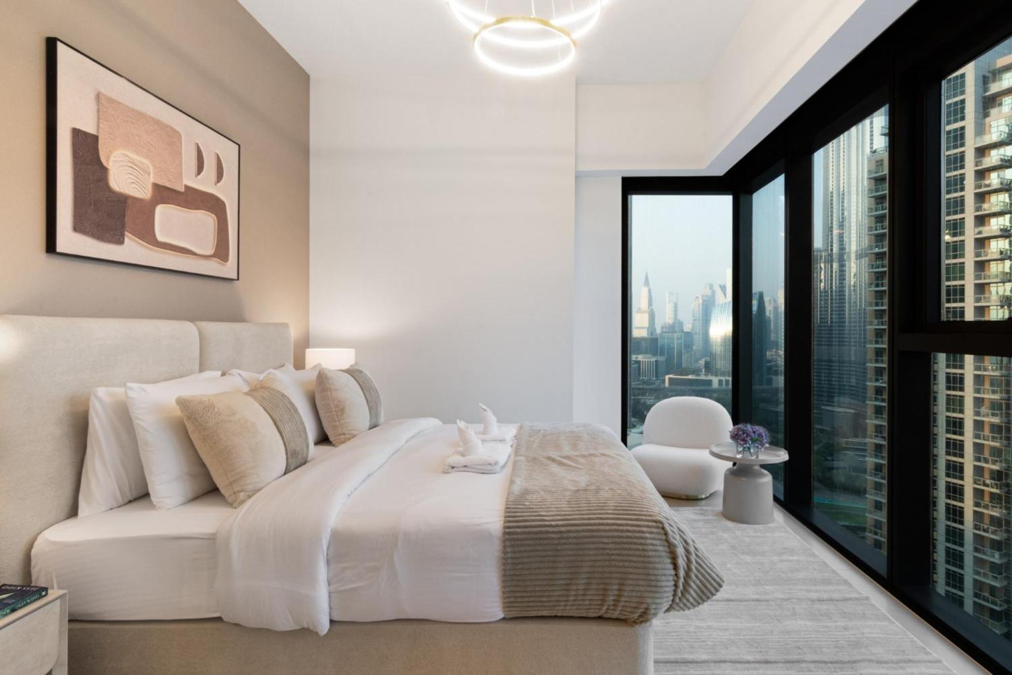 Appartement Spacious And Overlooking Burj & Fountains Dubaï