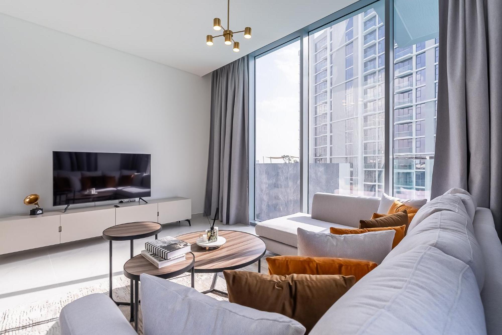 3bdr With Maid I District One I Lagoons View Dubaï