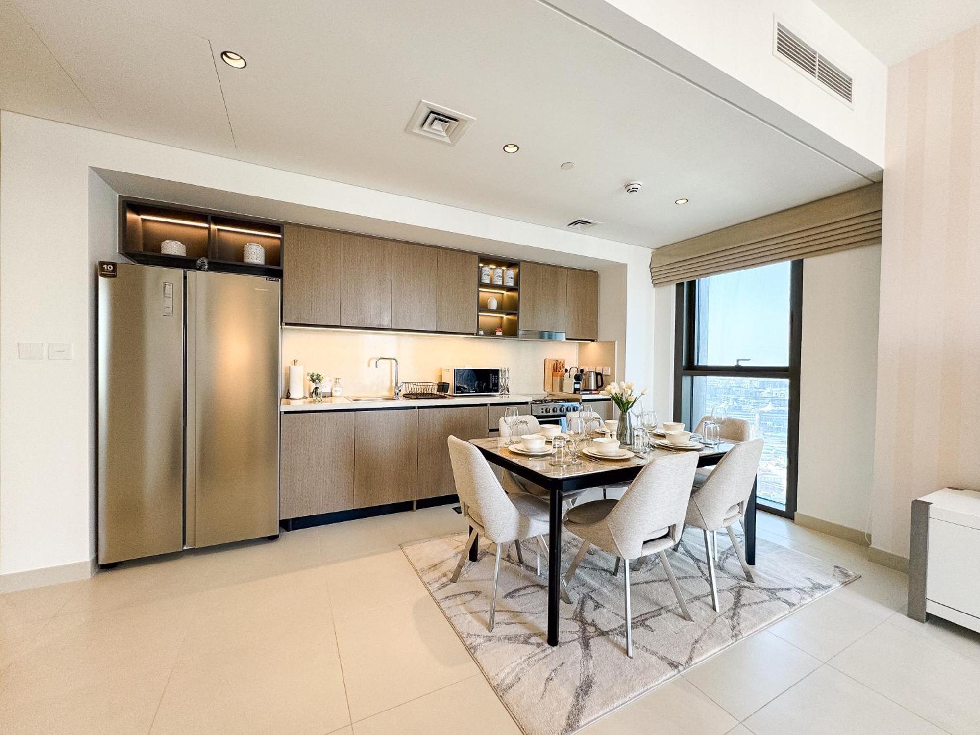 Apartemen In First Class At Downtown By 2nd Home, - 2br - Burj Khalifa View