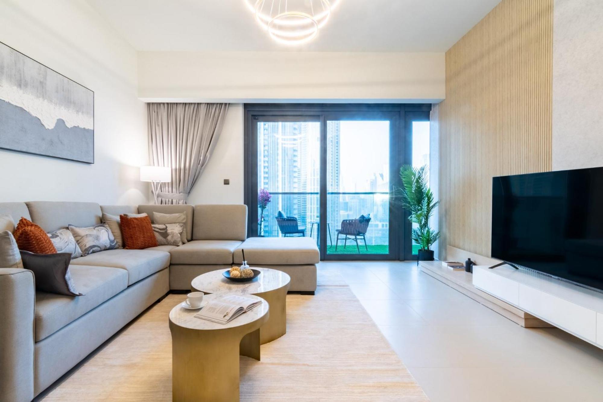 Spacious And Overlooking Burj & Fountains Appartement