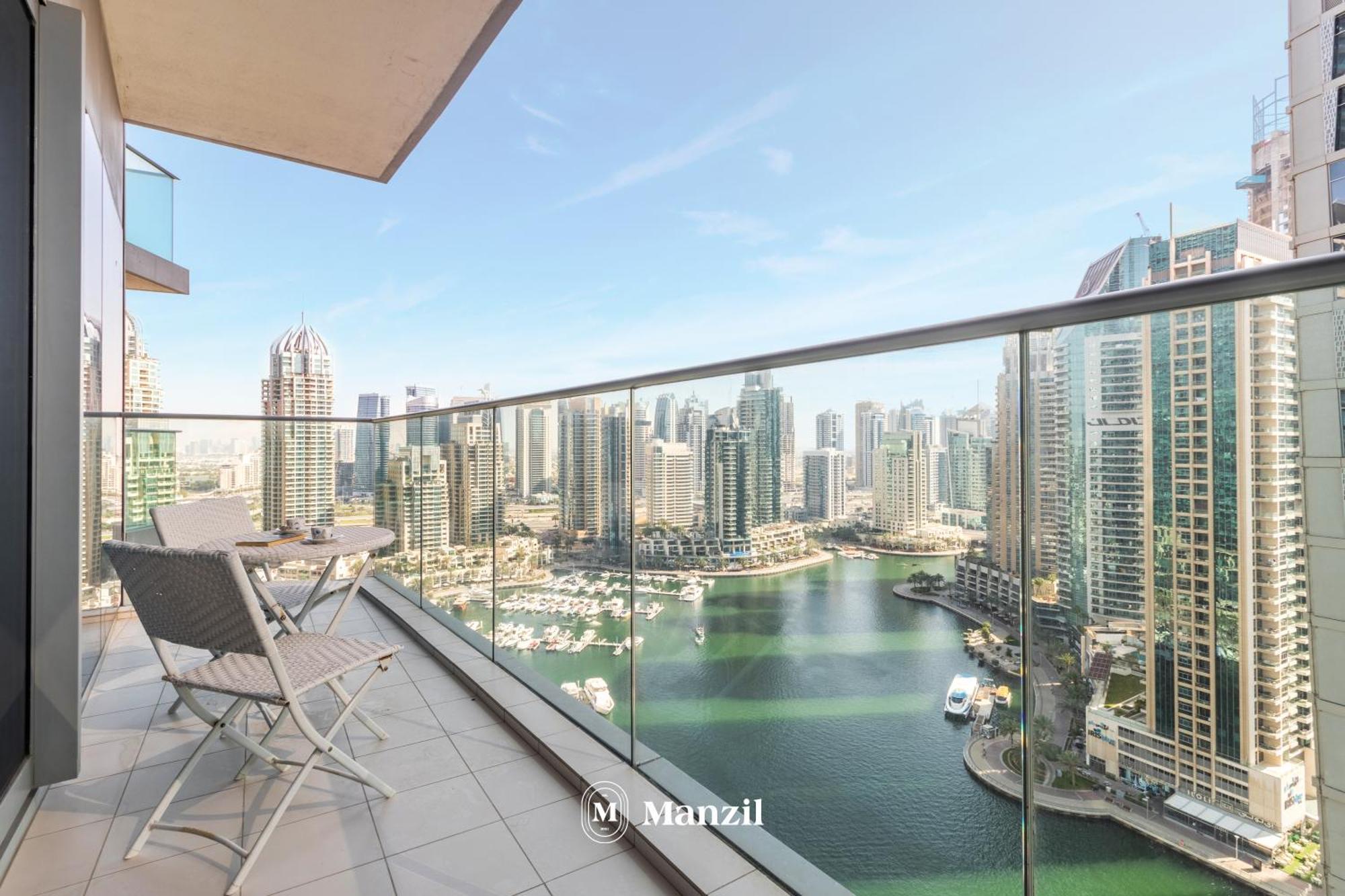 Manzil - 2br In Marina With Sea And Marina View Apartament