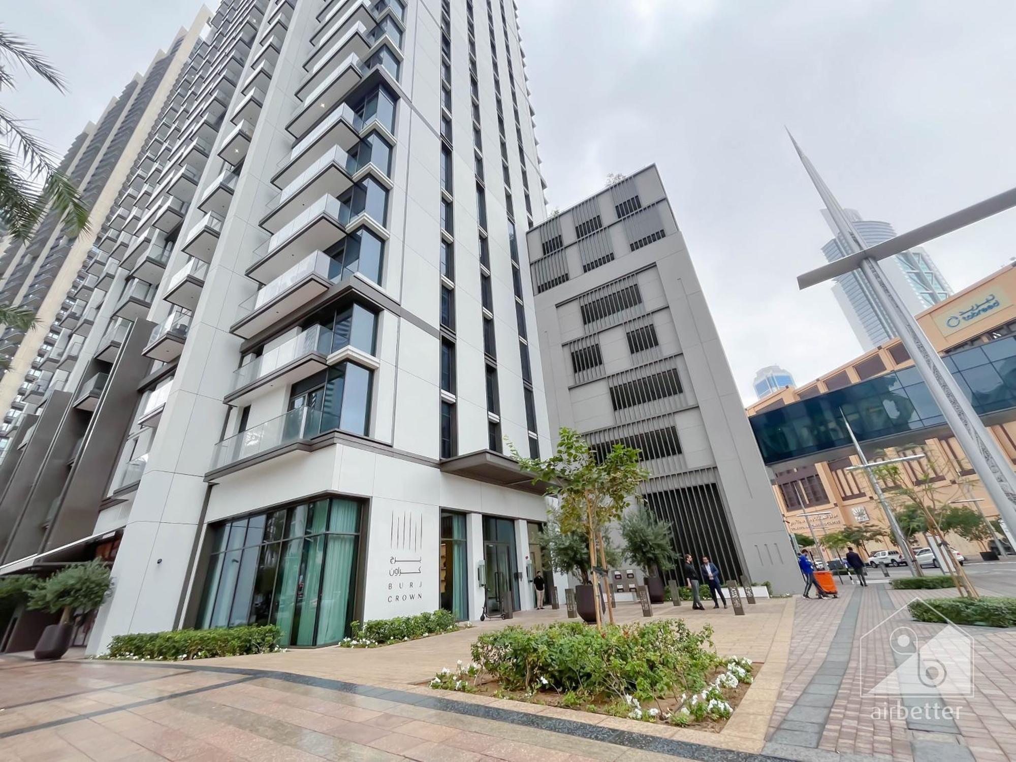 Burj Crown Luxurious 2bedroom Balcony Appartement Dubaï