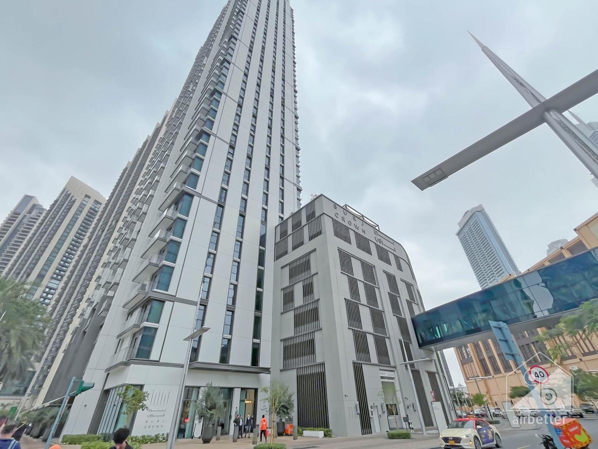 Burj Crown Luxurious 2bedroom Balcony Appartement