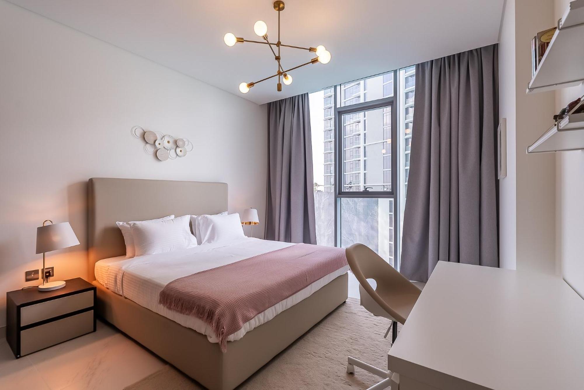 3bdr With Maid I District One I Lagoons View Appartement *