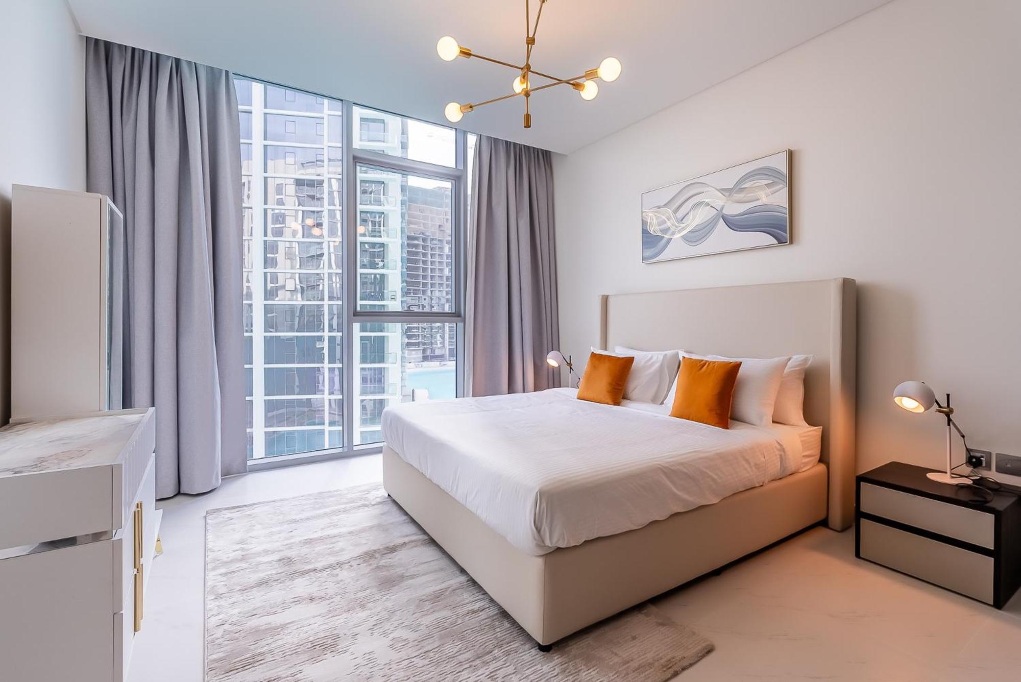 3bdr With Maid I District One I Lagoons View Dubaï