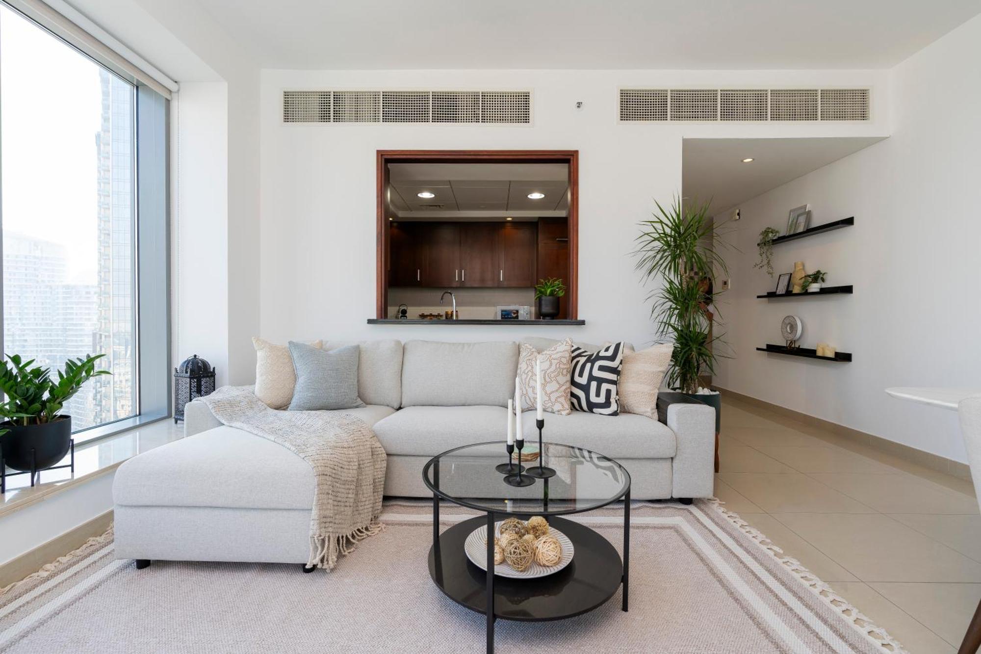 Apartemen Prestige Living 2br With Full Burj Khalifa And Fountain View By