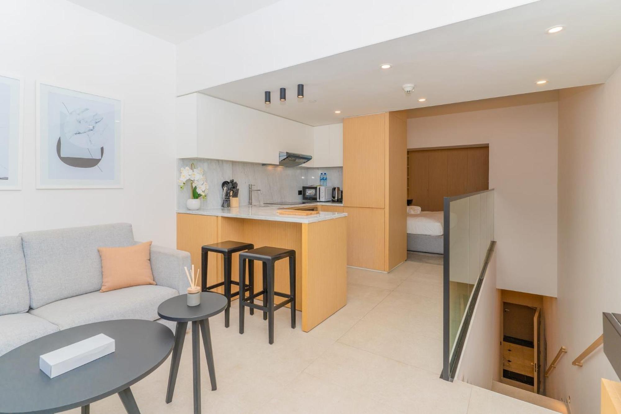 Appartement Luxfolio Retreats - Sea & Palm View - Royal Amwaj Dubai
