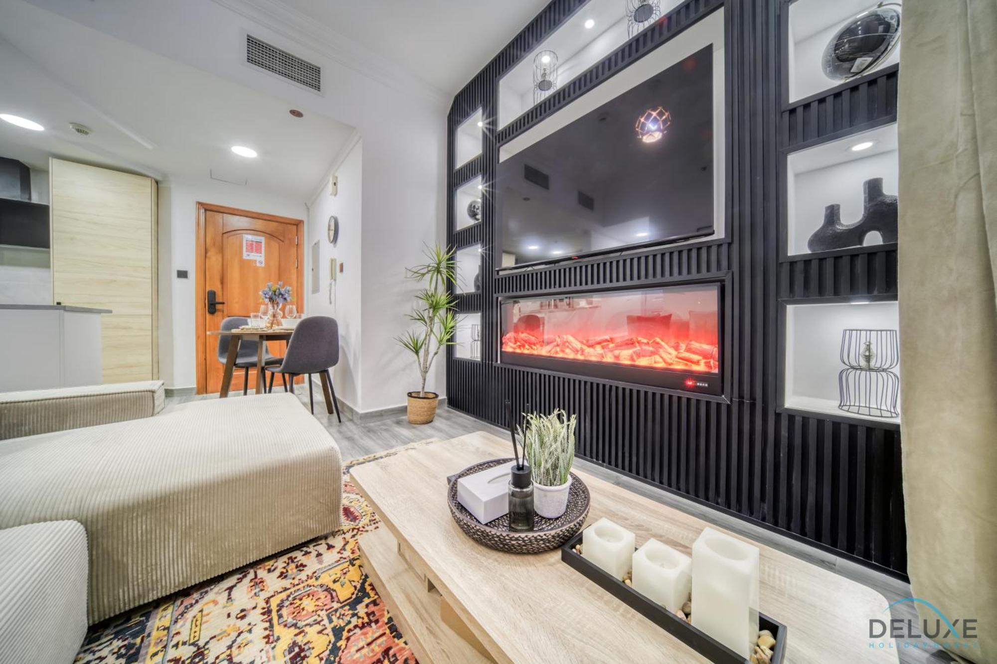 Lägenhet Opulent 1br At Manchester Tower Marina By Deluxe Dubai