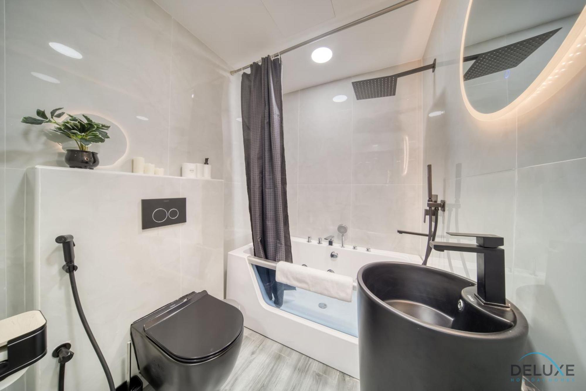 Opulent 1br At Manchester Tower Marina By Deluxe Lägenhet Dubai