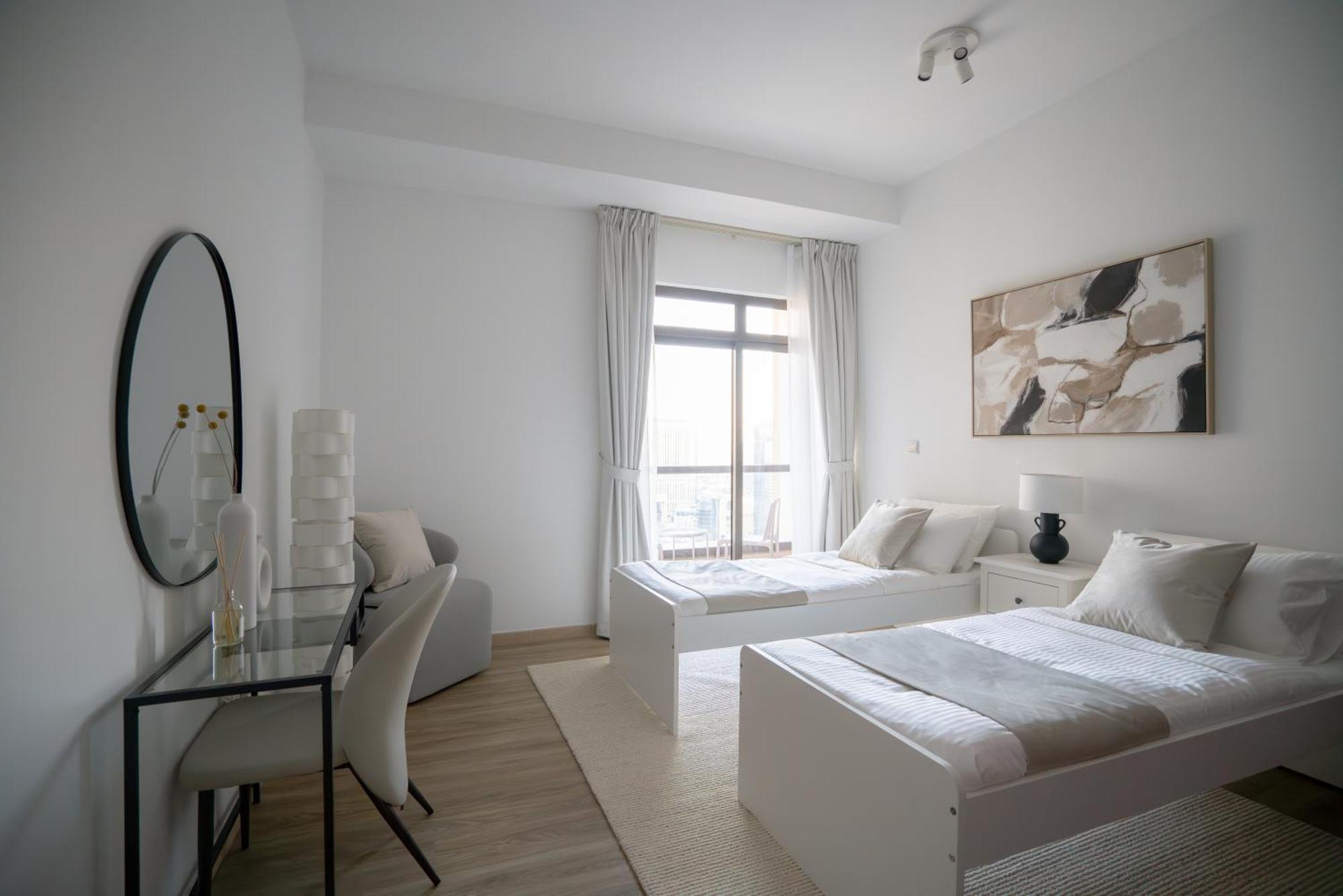 Gma Amwaj 2br Sea View High Floor Appartement