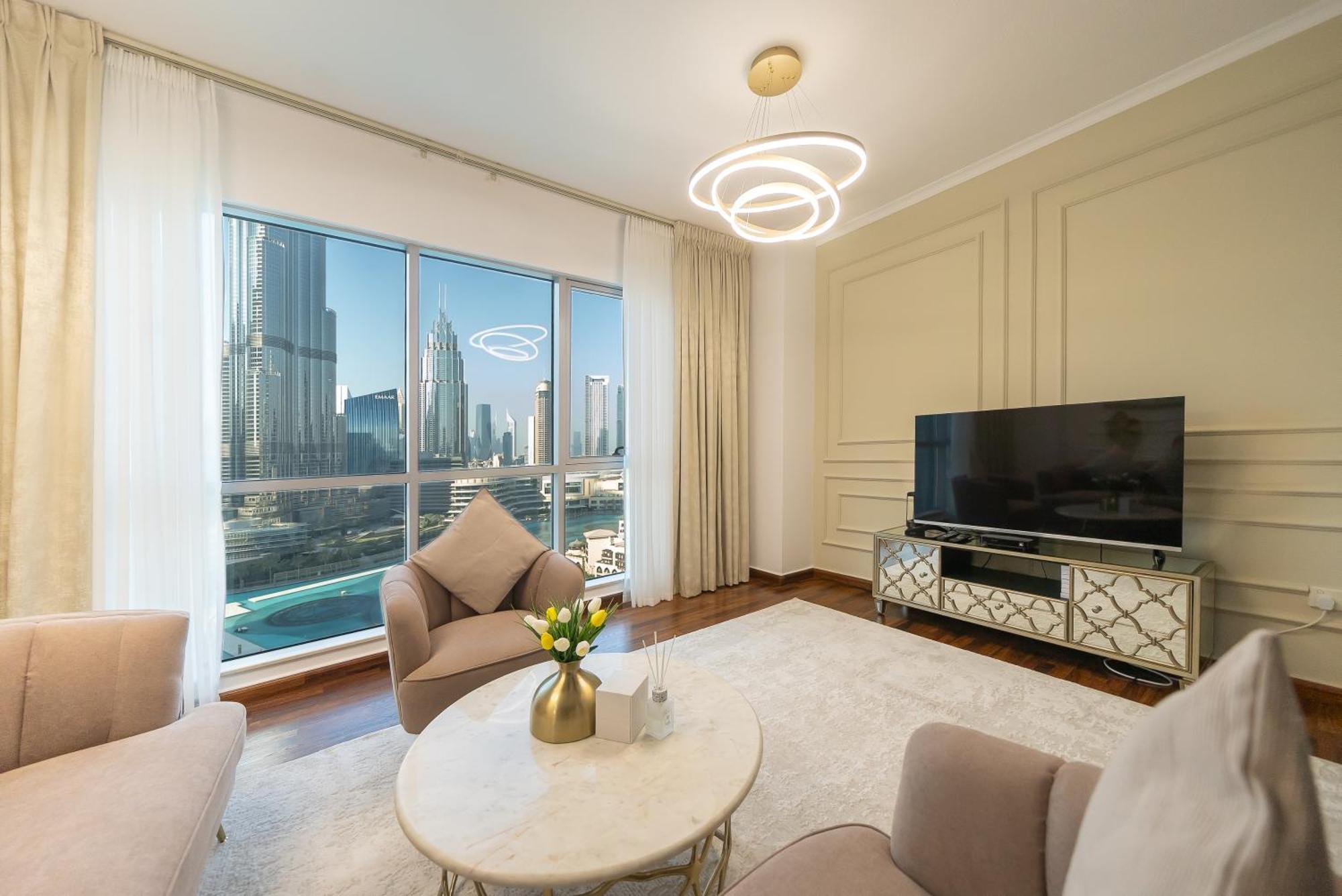 Exquisite Retreat 3br Full Burj Khalifa & Fountain View - 18ab02 Appartement *
