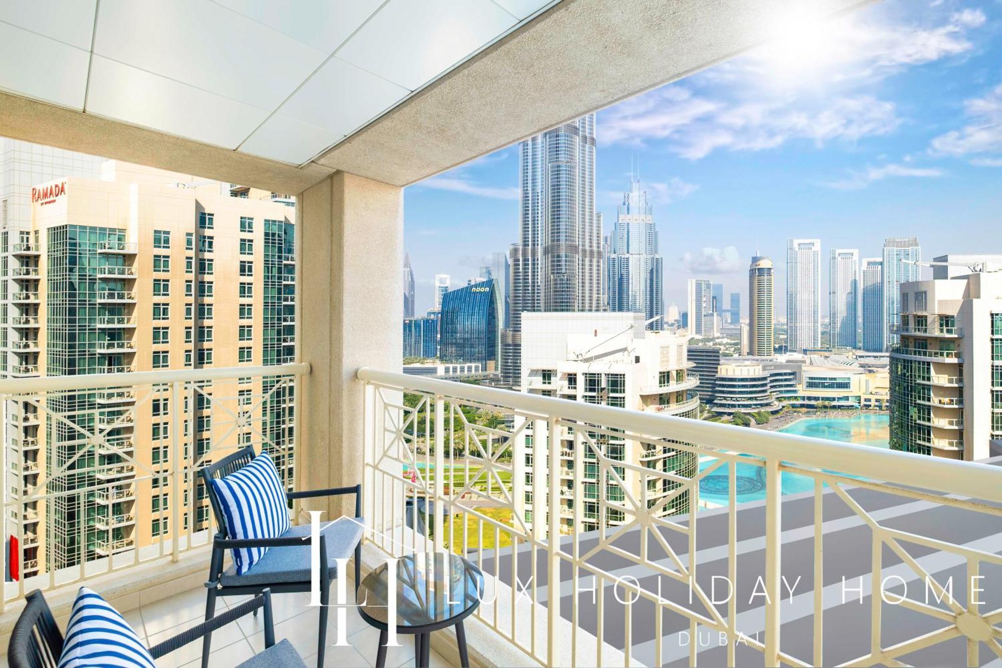 Appartement Lux The Burj Khalifa Fountain View Dubaï