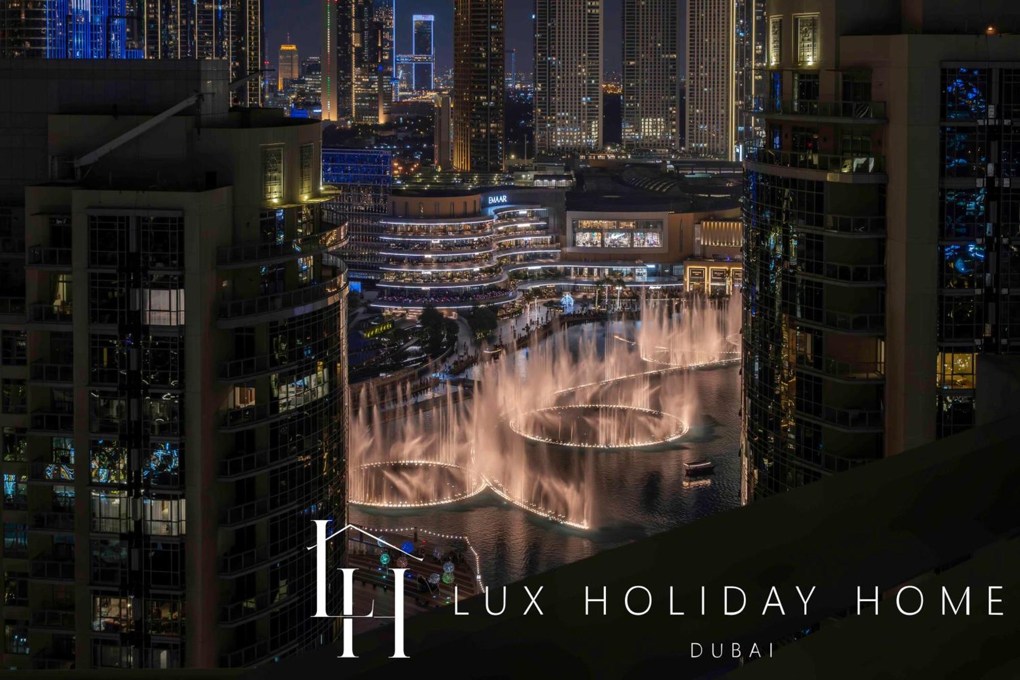 Lux The Burj Khalifa Fountain View Appartement *
