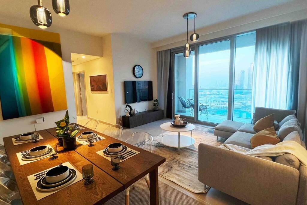 Apartamento Brand New 2b/r With Burj Khalifa And Fountain View Dubai