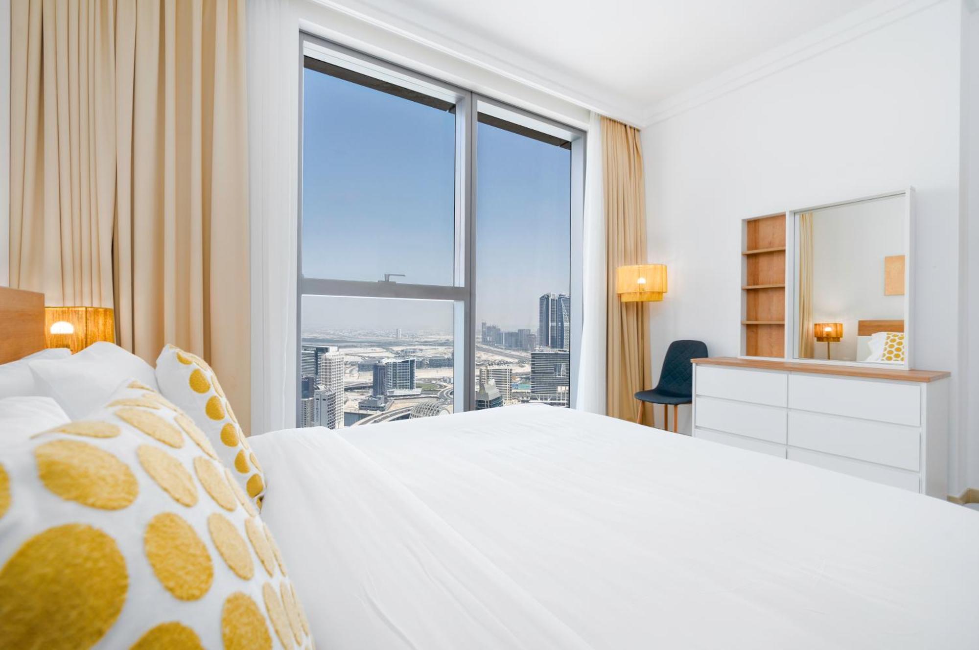 Unified Vacation Homes-1 Bed Apt With Stunning View-high Floor-free Pool Gym Apartamento Dubái