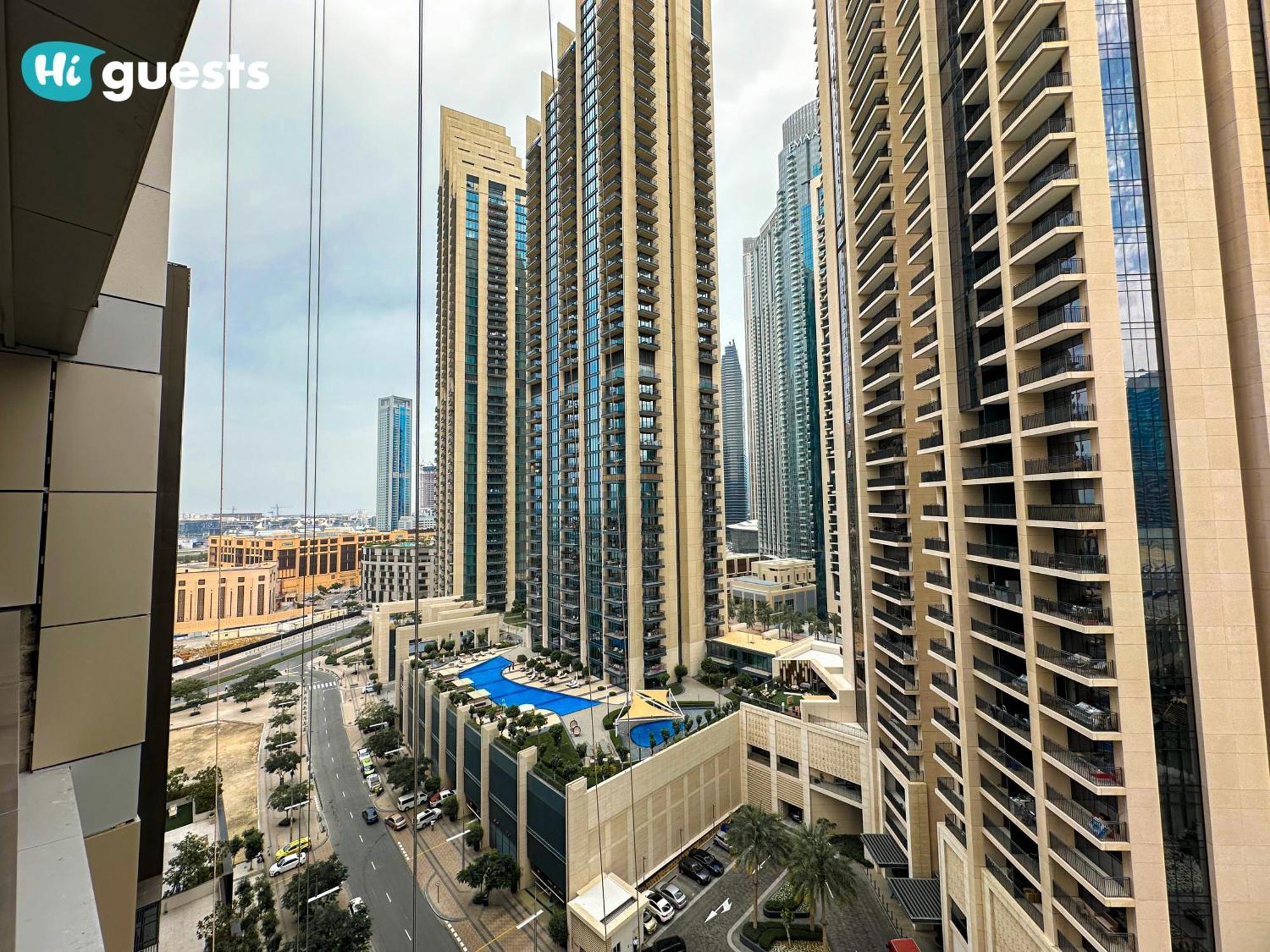 Higuests - Royal 2br With Balcony Near Burj Khalifa