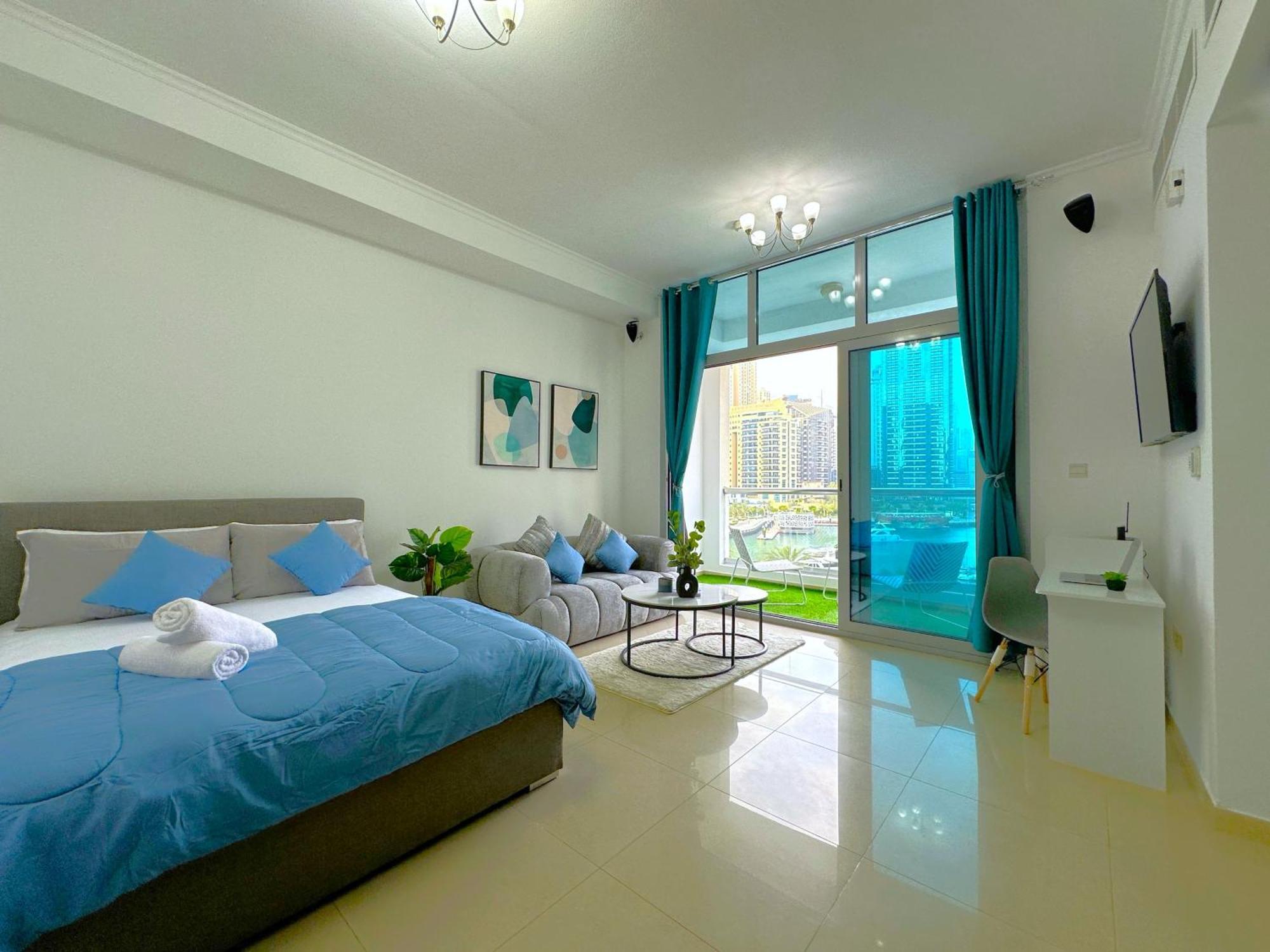 Apartament Lxury Brand New W/ Balcony And Marina View Dubai