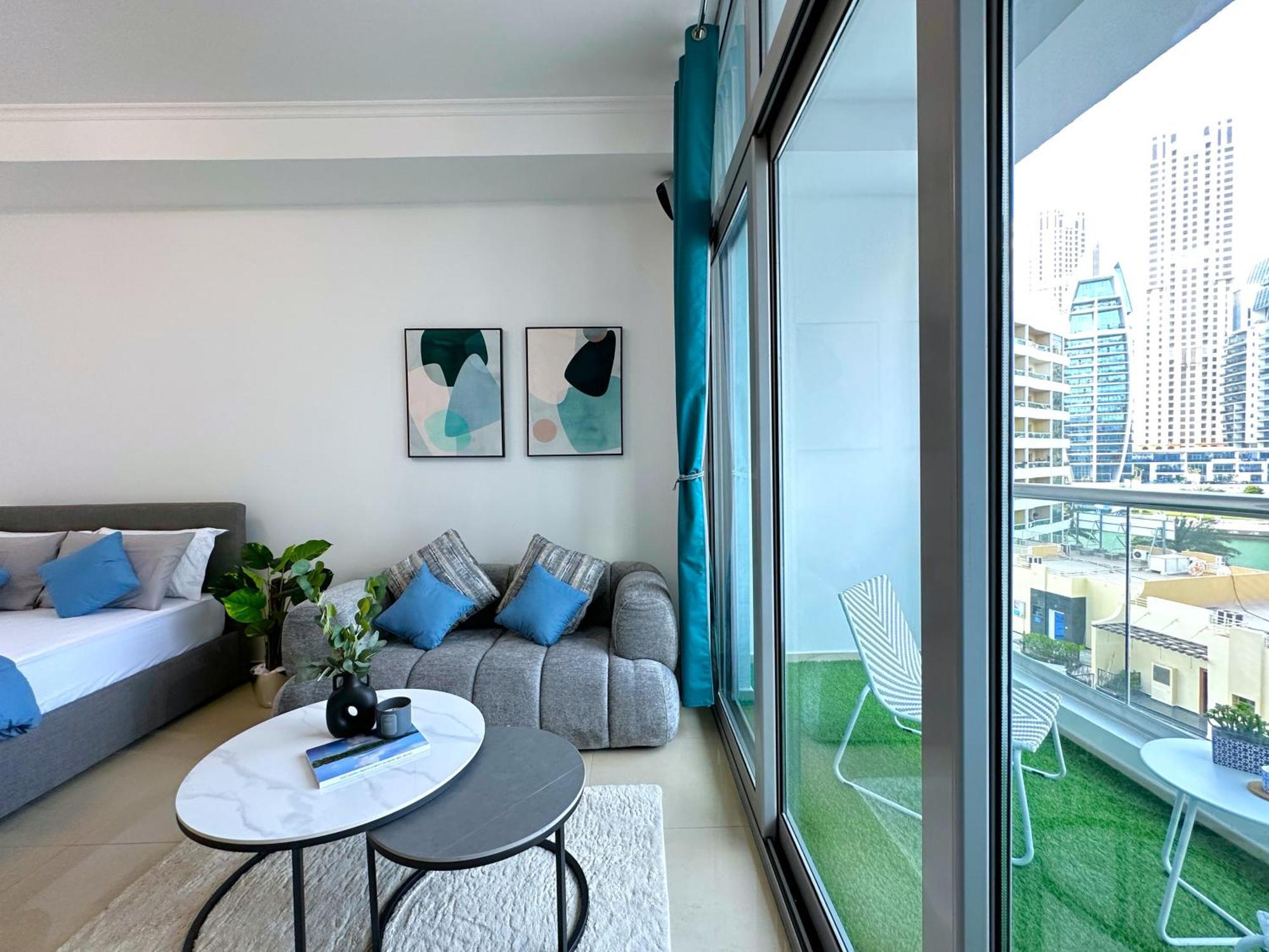 Apartament Lxury Brand New W/ Balcony And Marina View