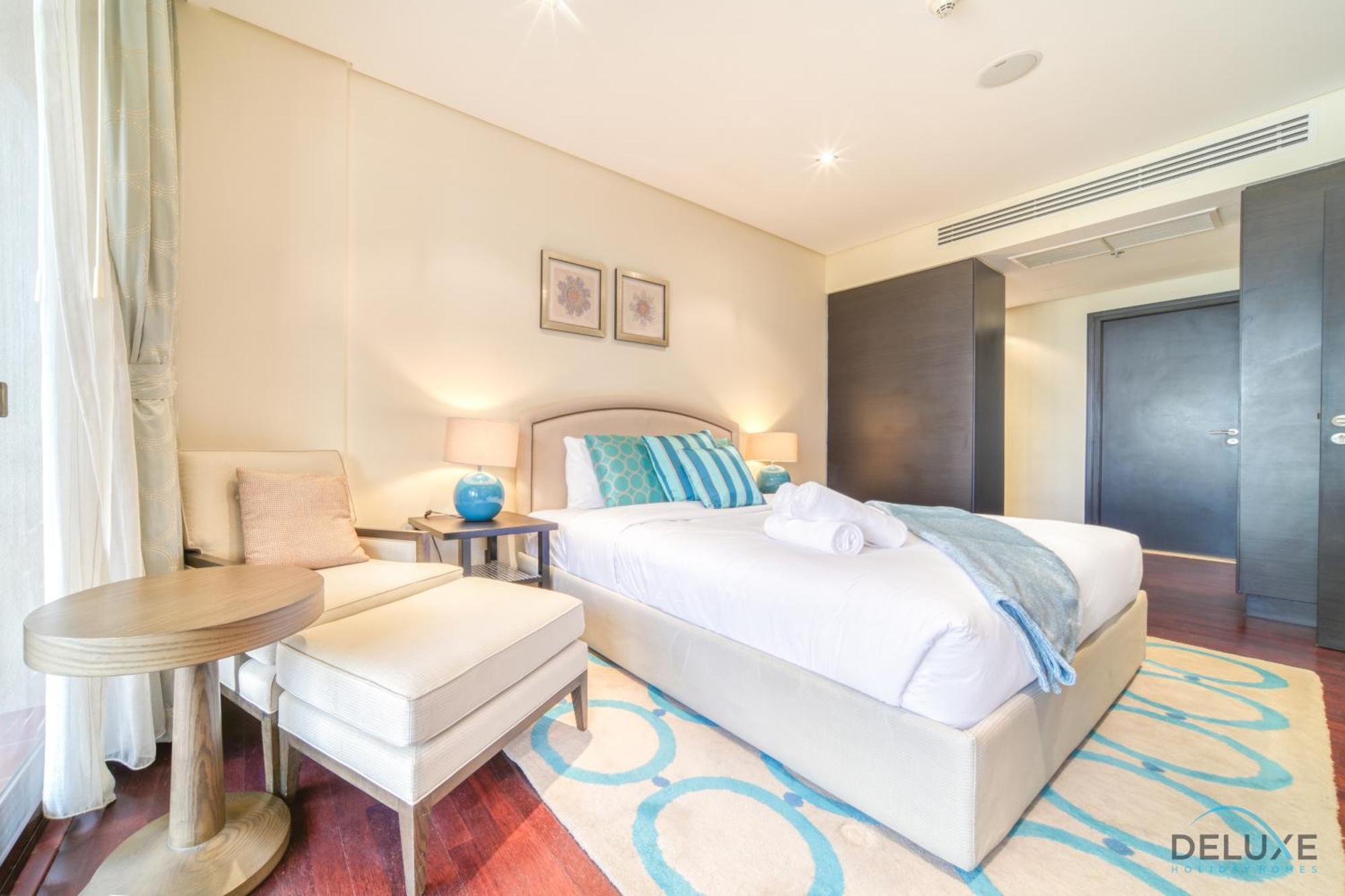 Tropical 1br At Royal Amwaj Residences North Palm Jumeirah By Deluxe Homes Appartement Dubaï