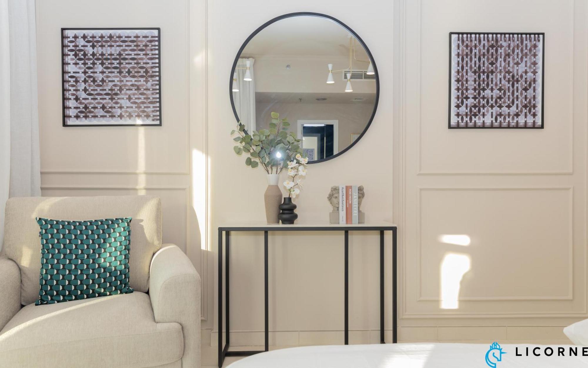 Prime Spacious 2 Bedroom Apt, Burj Khalifa & Canal View - Scala Tower
